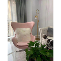 에그 안락 체어 1인용 럭셔리 쇼파 모던 라운지, 핑크 싱글 의자