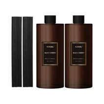 쿤달 퍼퓸 디퓨저 리필 500ml 2구 세트 블랙체리, 쿤달 퍼퓸 디퓨저 리필 500ml 2