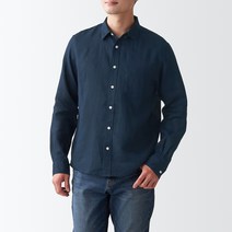 무인양품 MUJI 남성 프렌치 리넨 워싱 셔츠 ACA31ZZZ
