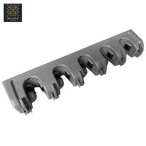 이동식 청소 도구함 대 걸레 걸이대 보관함 진열 정리 함 다용도실 탕비실 스테인레스 플로어, 5걸이 6훅 후크(팽창나사증정)