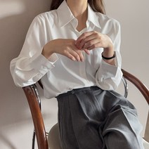 바잉몰 여성 [빅사이즈~XL] 전부소장 링클 프리 컬러 셔츠 -12color