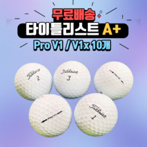 타이틀리스트 로스트볼 Pro V1 V1x A+ 등급 10개, 30개