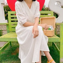에블랑 랩 롱 원피스 60087빅사이즈