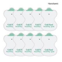 발지압판 지압판 물리 치료용 마사지 10 대 근육 마사지기 무릎 얼굴 몸 발용 전극 패드, 6.5 pairs pads