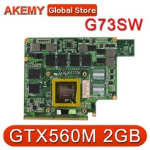 AK G73SW VGA 보드 GTX 560M GTX560M N12E-GS-A1 2GB DDR5 MXMIII 비디오 카드 ASUS 노트북 용, 한개옵션0
