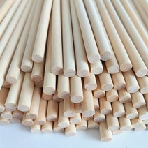모형재료 원형 나무막대기 아이스크림 스틱 핸드메이드 건축물 DIY 작은 집 원목 자작나무처럼 작다 나무봉 4809097820, 통나무 400 *6밀리미터 60 즈