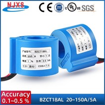 전기변압기 휴대용변압기 가정용링 타입 전류 트랜스포머 bzct18al-305 505 755a 1005 150a 5a 고정밀 ac ct 단상 전류 센서 제조, 150a - 5a 0.5 등급, 06 150A - 5A  0.5 Class