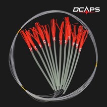 디캡스 15cm 장축광 12본 야광튜브 오렌지꼴뚜기 갈치바늘 갈치낚시 갈치채비, 뉴오렌지오렌지꼴뚜기