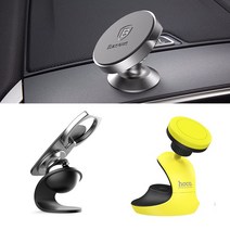 지넥스 간편설치 자석 토레스 핸드폰 거치대 차 캐스퍼 k8 g80 gv80 나노패드, HOCO SWAN(옐로우), 1개