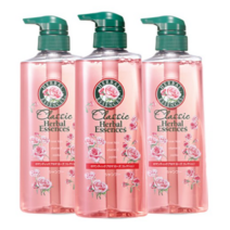 허벌에센스 무실리콘 샴푸 핑크로즈, 21개, 490ml