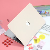 맥북 케이스 컬러 하드 에어 프로 2020 M1 2019 2018 2017 2016 터치바 논터치, 맥북프로 13인치 2020 (A2251/A2289), 연핑크