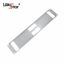 LANStar 랜스타 브라켓 판넬 2U 4HOLE 허브랙 서버랙 겸용 아이보리 LS-BRP-H2UI