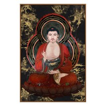 불교 부처 DIY 유화 그림 그리기 2+1 절 석가모니 액자 붓다 싯다르타 고타마 샤카, 40x50CM DIY 풀세트, D