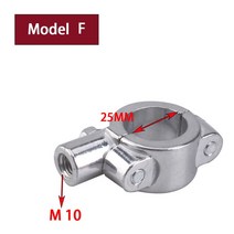 25mm M10 M8 오토바이 미러 마운트 홀더 브래킷 클램프 핸들 바 더트 핏 자전거 ATV 쿼드 4 휠러, 05 Model F