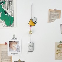 오름 스테인드글라스 포춘쿠키 메세지 도어벨 풍경 썬캐쳐