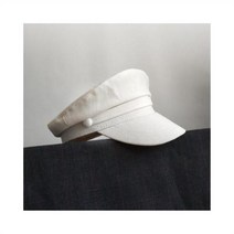 해외레트로 카모플라쥬 숏챙 군모 밀리터리캡 화이트 해군 모자 비니 미니캡