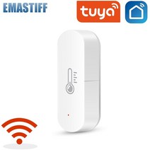 스마트 습도센서기Tuya 스마트 온도 및 센서 WiFi APP 홈을위한 원격 모니터 var SmartLife WorkWith Alexa, 한개옵션1, 한개옵션0
