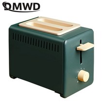 토스터기 토스트 토스터 식빵 기계 dmwd 6 gear 220v home electric toaster 2 slices 빵 오븐 자동 아침 식사 메이커 방진 뚜껑, 핑크220v