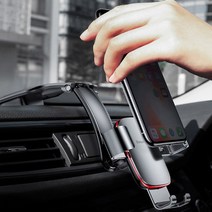 차량용 대시보드 무중력 차량용 핸드폰 거치대 모닝 스파크 레이 쏘렌토 투싼 카니발 코나, 실버