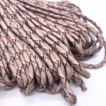 DIY 공예용품 장식품 폼폼 리본 5야드 4mm 멀티 컬러 파라 코드 550 낙하산 등산 끈 로프 밀 사양 유형 III, 08 08