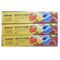 노브랜드 슬라이드 커팅랩22cm x 110m 3개 간편한 컷팅랩, 1개