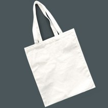 무지 에코백 화이트 세로 L 어린이 diy 꾸미기 캔버스백 미술 보조가방 만들기 흰색