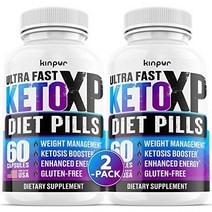 MAPEinc 강력한 케토 화이트 알약 남성 여성에게 적합한 신진 대사 에너지 및 뇌 지원을 위한 다이어트 알약 Keto Bhb 케토시스에 효과적인 케토 보충제 60정 x 2병, 1세트