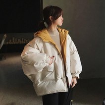 러블리 컬러 양면 숏패딩 HH-D19