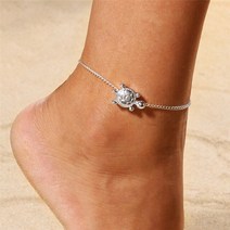 TOBILO 3 개/몫 여성을위한 보헤미안 장식 조각 Anklets 다리에 패션 골드 컬러 팔찌 발목 비치 발 액세서