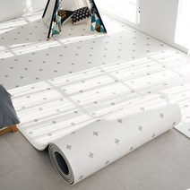 제로벨 1+1 15T PVC 층간소음 롤매트 폭140cm x 10m 거실 아이방 유아 어린이 놀이방 매트, 크로스