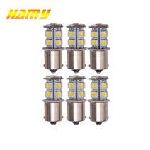 6x 차량용 P21W 1156 Ba15s Bay15d Led 트렁크 신호등 12V 슈퍼 밝은 역방향 주차 브레이크 안강아지 반려, 02 White_02 1157(Bay15d)
