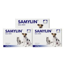벳플러스 vetplus 새밀린 스몰 브리드 30 태블릿 간영양제 3박스 세트 소형견 고양이용