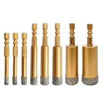 킹 KING 다이아몬드 육각융착 코어비트 타일 대리석 유리 천공 워디툴, 6mm