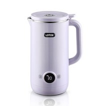 두유제조기 가정용 가정용 식품 블렌더 350ml/600ml 두유 메이커 전기 과즙기 기계 소형 휴대용 믹서 푸드, 01 A-600ml purple