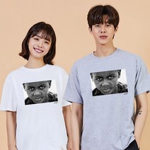 키밍 눈빛 희망 반팔맨투맨 남자흰면티 남성티셔츠