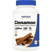 뉴트리코스트 시나몬 1200mg 캡슐, 150개입, 1개