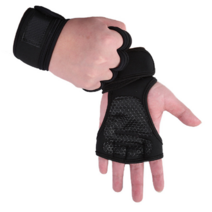 헬스장갑 손목보호장갑 턱걸이장갑 웨이트장갑, 검정 XL (품절)