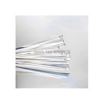 교반기 탁상 마그네틱 드릴 과학 실험용 유리 교반 막대 투명 실험실 스틱/머들러 직경 6mm 10 개/몫, 01 6x150mm