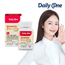 데일리원 멀티 비타민 플러스 츄어블 (60정 / 60일분), 5통, 60정