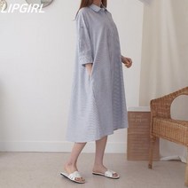 립걸헤이주 스트랩 카라원피스