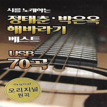 [미라클]음원 USB 노래 모음 정태춘 박은옥 해바라기베스트 70곡