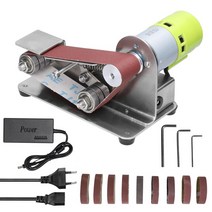 왁스카빙 벨트샌더 보석세공 금속공예 연마기 그라인더 광택기 110v220v 커터 에지, 30mm 벨트가 있는 c-eu