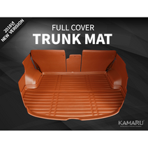 신형 BMW 5시리즈 (G30) 전용 카마루 트렁크매트 (타차종 가능), 블랙, B파트