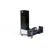 휴대용 접이식 컴팩트 가스버너 컨테이너 미니 가스버너, 접이식 카세트로(그레이 블랙)