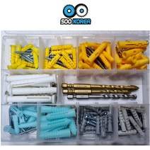 수코리아 콘크리트 칼브럭 피스 나사 앙카 칼블럭 나사못 고정못 고정나사, 칼브럭 세트