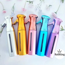 [롤킹]미용실 분무기 안개 미세 분사 컬러 스프레이 300ml 택1, 메탈 실버
