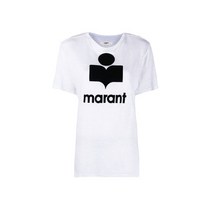 22FW 쥬얼 로고 린넨 티셔츠 TS0406 00M009E 20WH