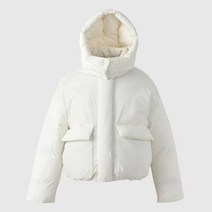 SPAO 후드 미니멀 푸퍼크롭SPJPC4VG02