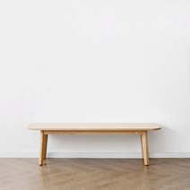 [오크] A1형 커브벤치의자, 단품