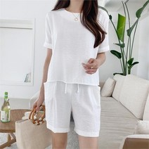 여자 여름 루즈핏 뒷절개 티셔츠 블라우스